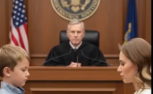 In court, my ex said, “my son wants to live with me.” the judge asked my son, “is that true?” my son stood up, pulled out his phone, and asked, “may I play the recording from last night?” the judge froze.