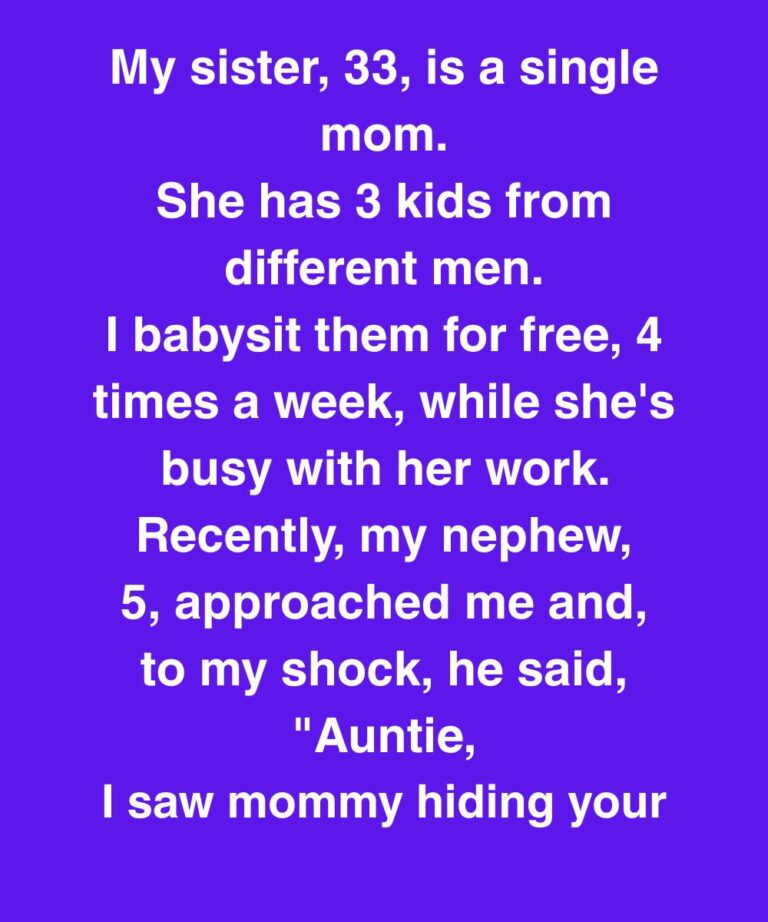 My Sister Swore She’d Changed—Until My Five-Year-Old Exposed Her Secret