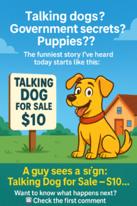 Talking dog for sale