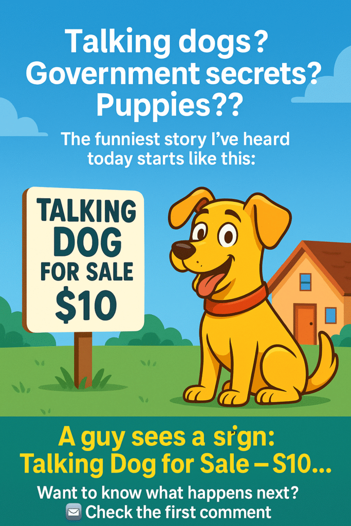 Talking dog for sale