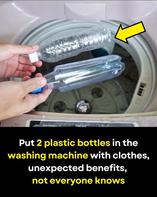Put 2 Plastic Bottles in the Washing Machine with Clothes — Unexpected Benefits Not Everyone