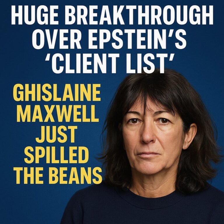 BREAKING: Ghislaine Maxwell Just Spilled Everything About Epstein’s ‘Client List’