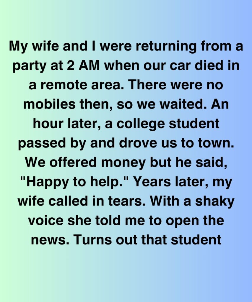 The Kindness of a Stranger That Shaped Our Family Forever