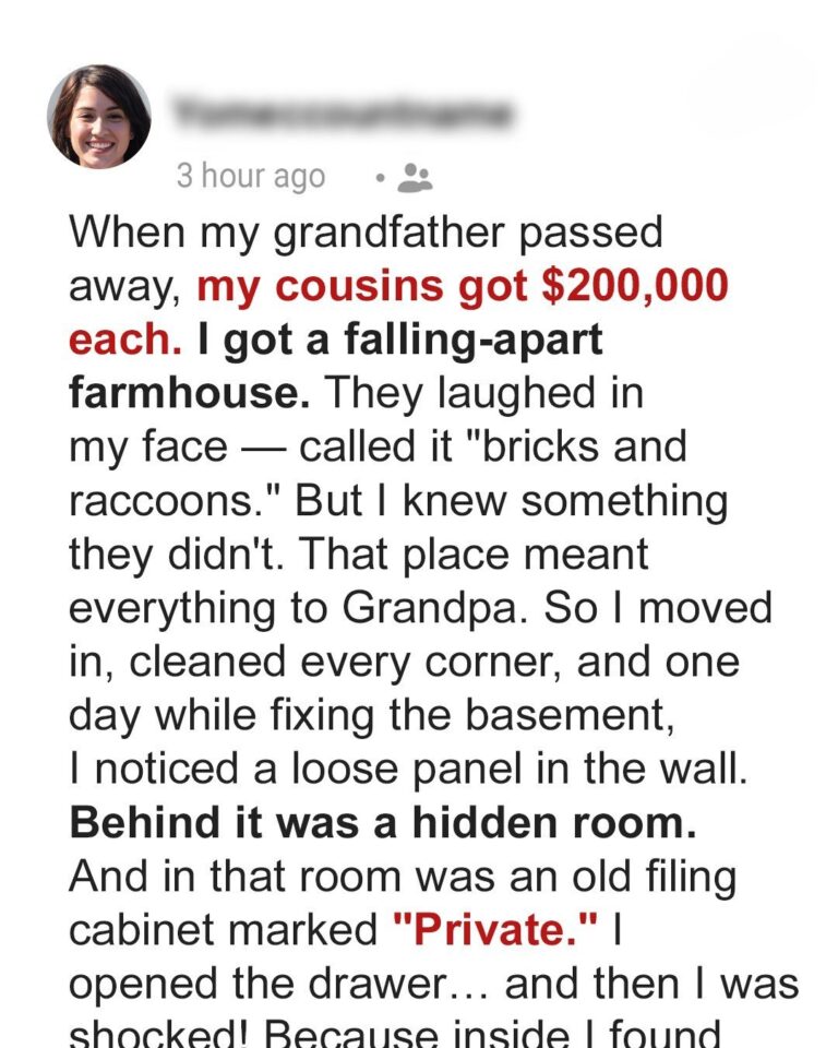 My Relatives Laughed at the Inheritance I Got from Grandpa, But They Didnt Know Id Have the Last Laugh