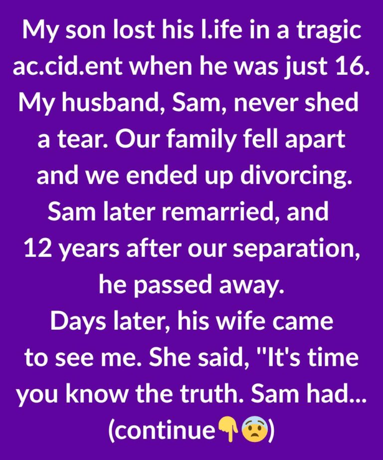 The Lie That Broke Us: My Husband Discovered the Truth About Our Son — and Took It to the Grave
