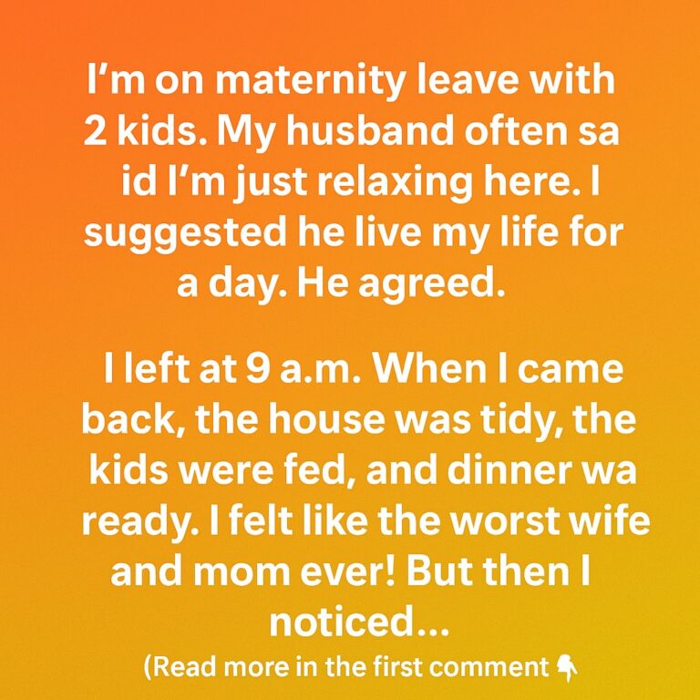 He Thought I Was Just Relaxing — Until He Tried It