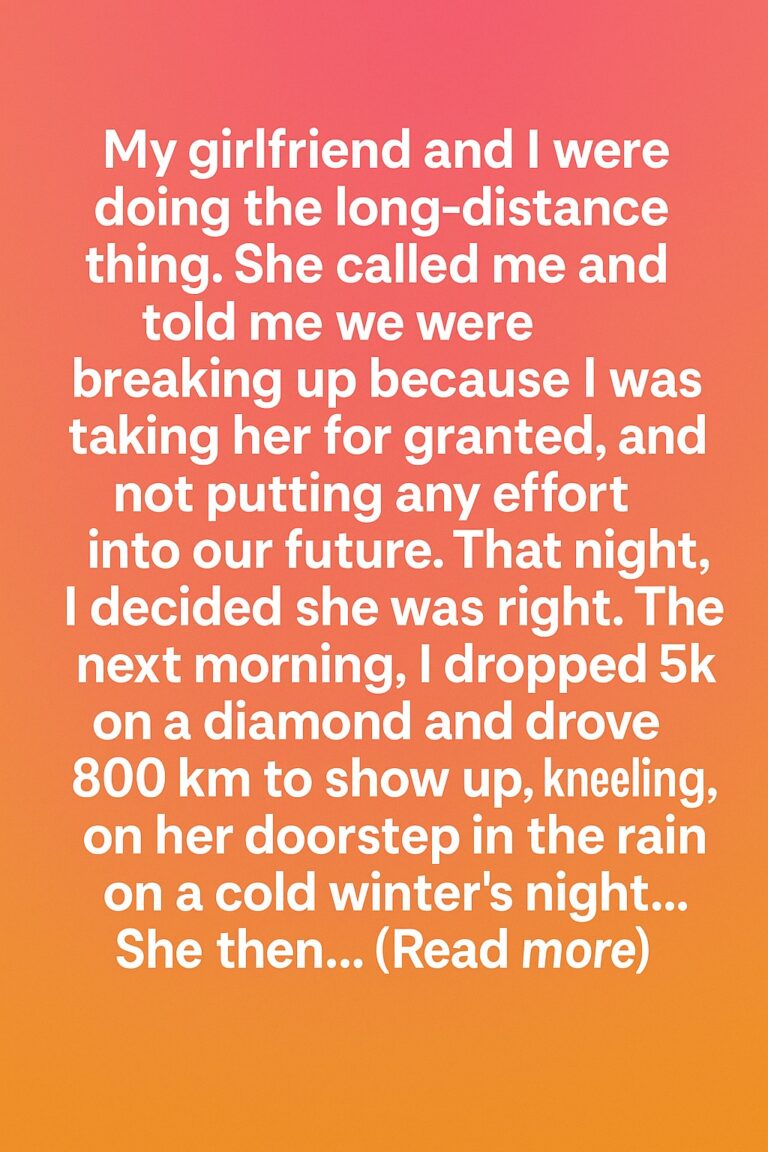She Said I Took Her for Granted — That Night, I Finally Understood Why