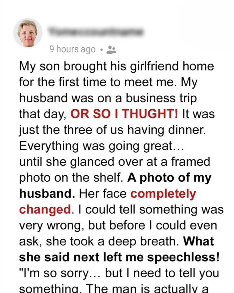 My Son’s New Girlfriend Revealed She Has Known My Husband for Years