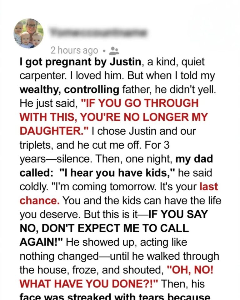 My Dad Disowned Me for Marrying a Poor Man – He Broke Down When He Saw Me After 3 Years