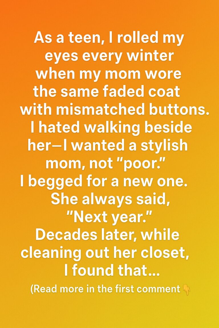 I Judged My Mom’s Old Coat — Years Later, I Finally Learned the Truth Behind It